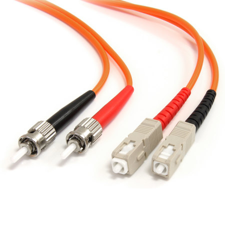 STARTECH.COM 1m Fiber Optic Cable - Multimode Duplex 62.5/125 LSZH, ST/SC FIBSTSC1